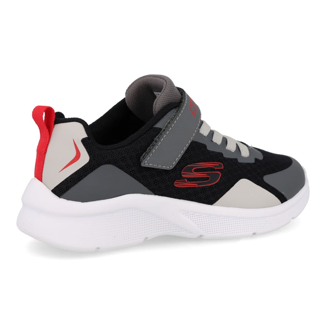 Skechers Tenis MICROSPEC 405285LB-GYRD Cinza-Vermelho Sint_6__